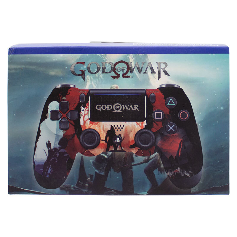 دسته بازی بی سیم SONY PlayStation 4 DualShock 4 High Copy طرح God of War کد 10