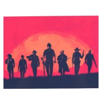 تابلو شاسی 20*30 2 Red Dead Redemption کد 4