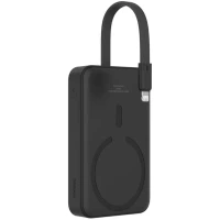پاور بانک بی سیم فست شارژ باسئوس P10067401122 PD 20W ظرفیت 10000 میلی آمپر ساعت