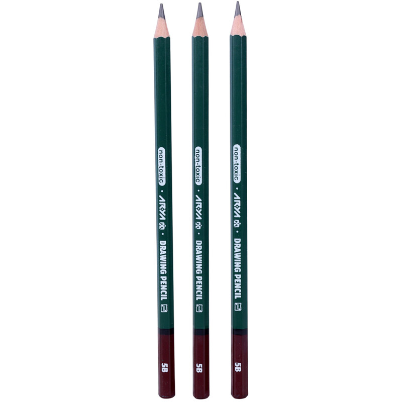 مداد طراحی آریا Arya Artist 3504 5B بسته 12 عددی