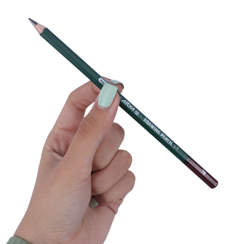 مداد طراحی آریا Arya Artist 3506 7B بسته 12 عددی
