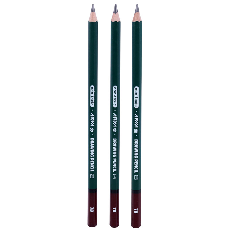 مداد طراحی آریا Arya Artist 3506 7B بسته 12 عددی