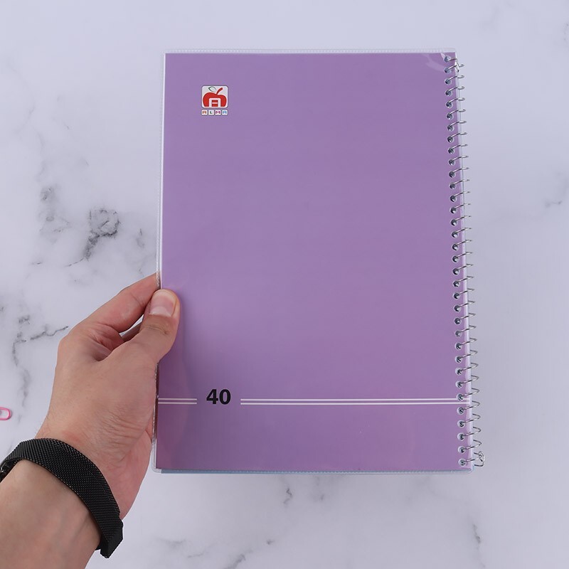 دفتر سیمی 40 برگ نهال آلما کد 7484