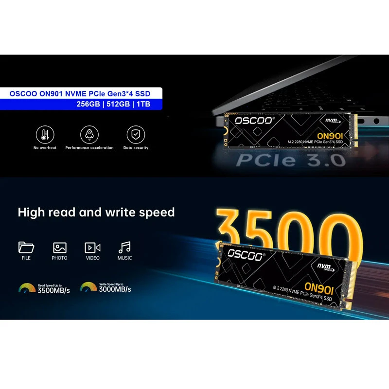 حافظه SSD اوسکو Oscoo ON901 1TB M.2