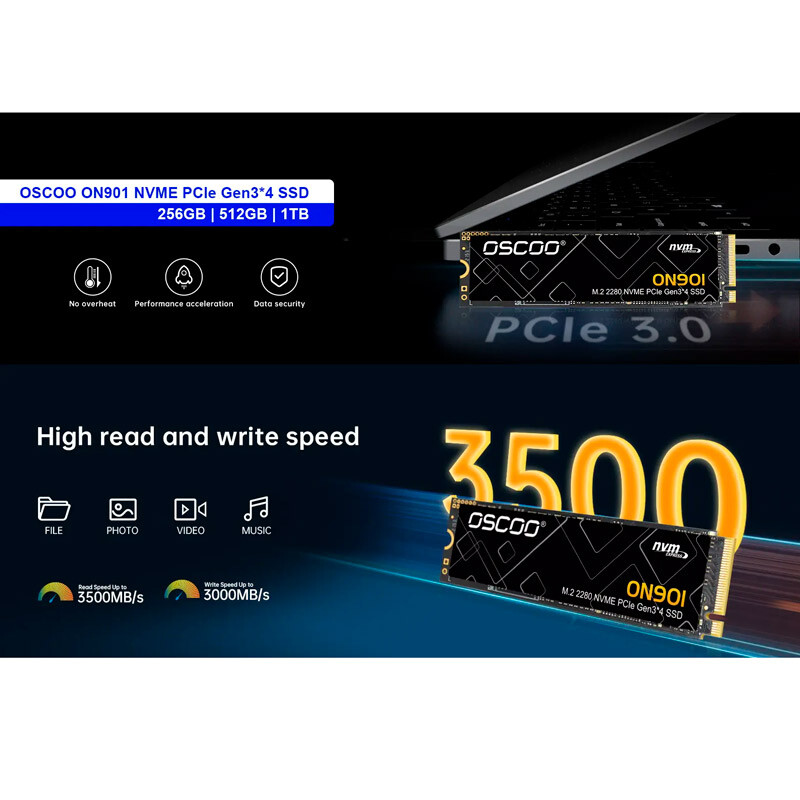 حافظه SSD اوسکو Oscoo ON901 1TB M.2