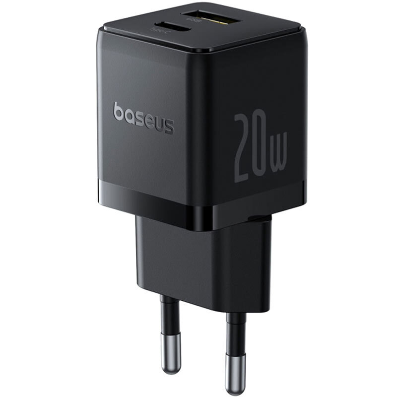 شارژر دیواری 20 وات باسئوس P10111608113 QC3.0 PD 3A + کابل تبدیل تایپ سی