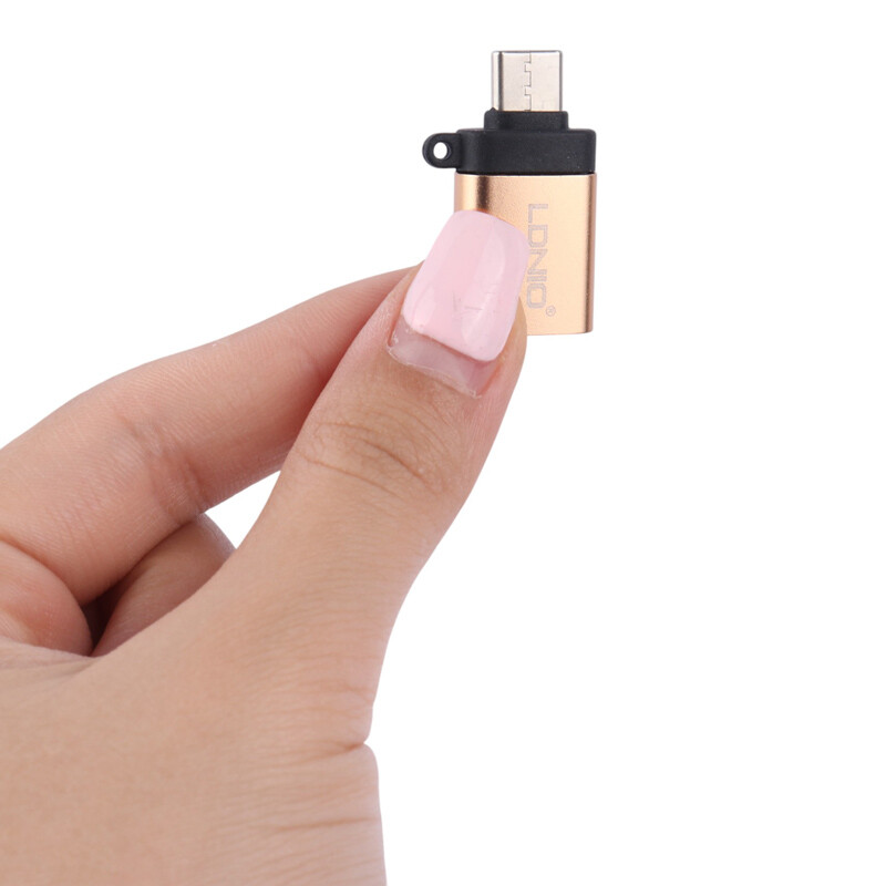 تبدیل USB OTG به تایپ سی الدینیو L-1