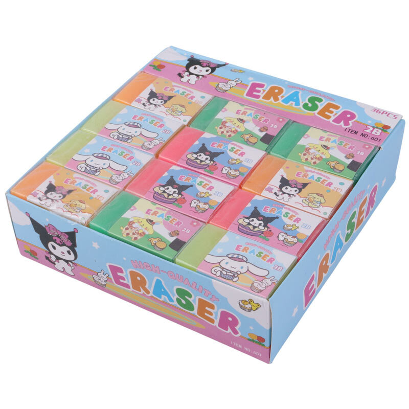 پاک کن پاستیلی کرومی 2B کد 601 بسته 36 عددی