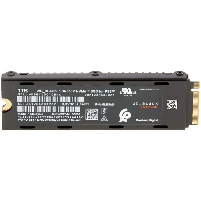حافظه SSD وسترن دیجیتال Western Digital Black SN850P 1TB M.2