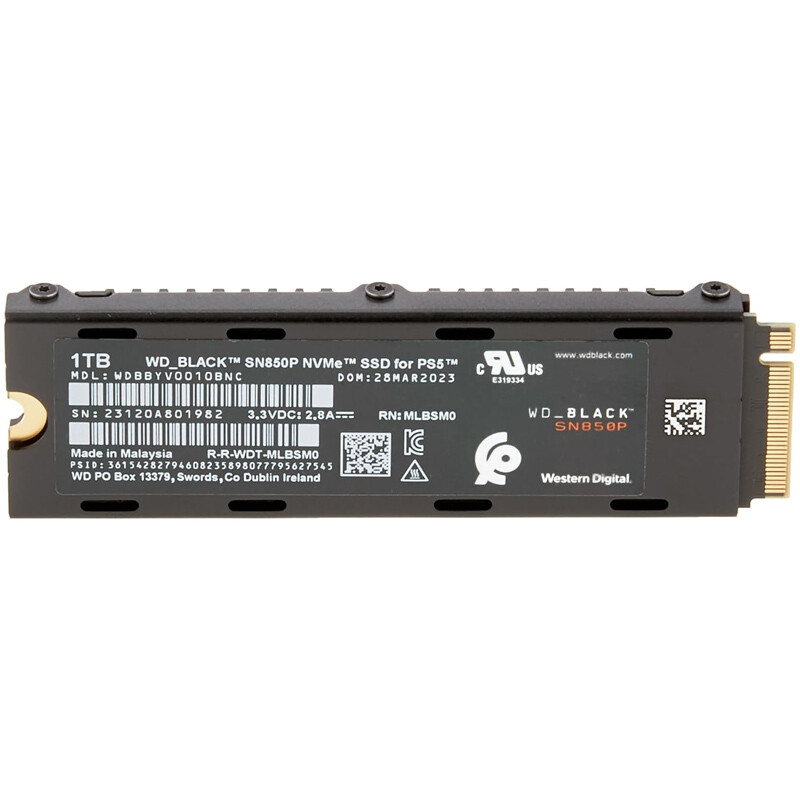 حافظه SSD وسترن دیجیتال Western Digital Black SN850P 1TB M.2