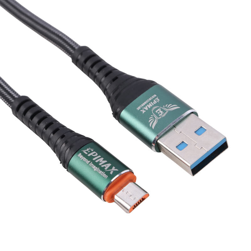 کابل میکرو یو اس بی فست شارژ 5 آمپر اپی مکس EC-10 طول 1.2 متر