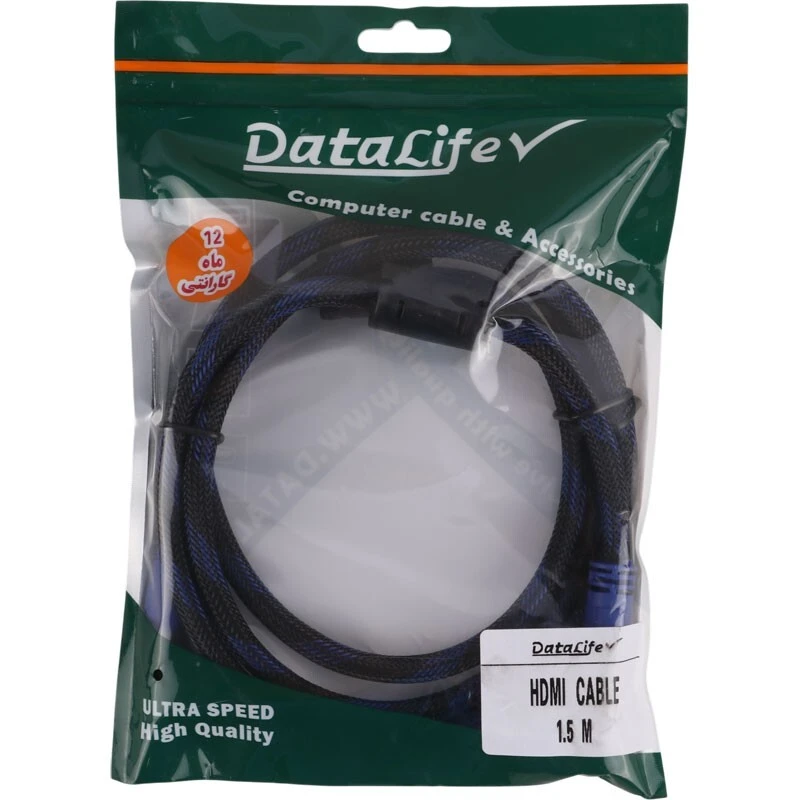 کابل HDMI پوست ماری دیتا لایف Datalife طول 1.5 متر