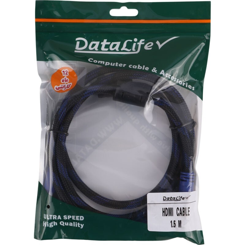 کابل HDMI پوست ماری دیتا لایف Datalife طول 1.5 متر