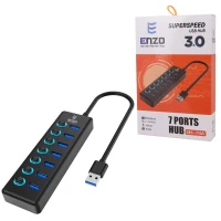 هاب 7 پورت USB 3.0 انزو UH-70A