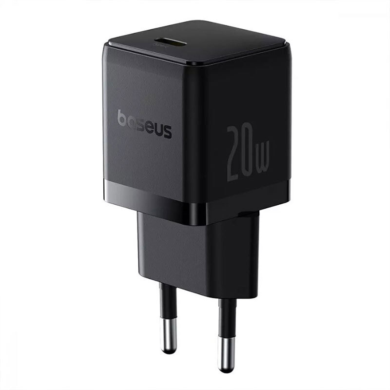 شارژر دیواری 20 وات باسئوس P10111602213 QC3.0 PD 3A + کابل تبدیل تایپ سی