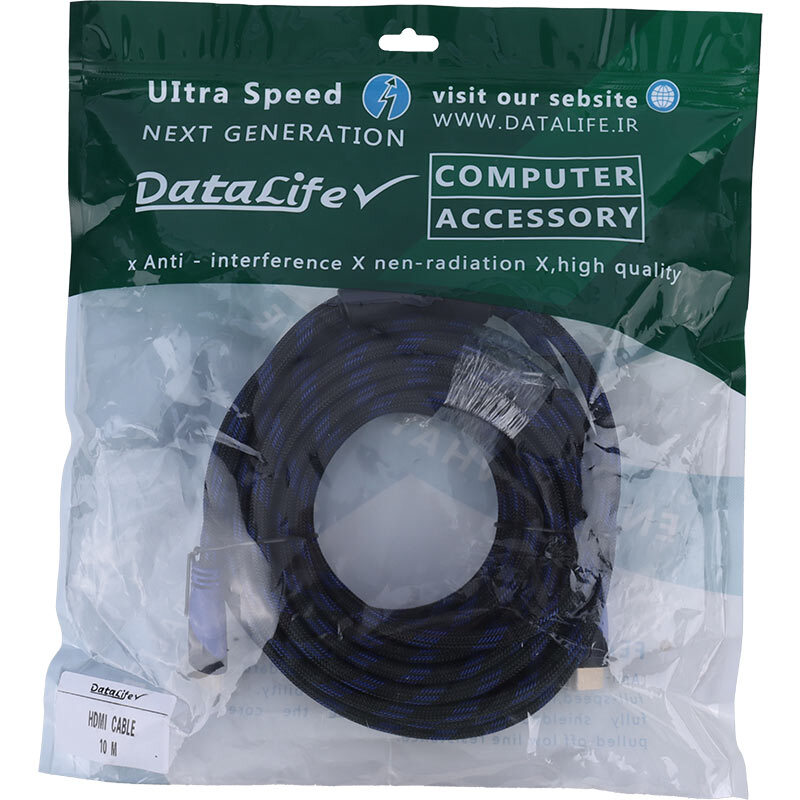 کابل HDMI دیتالایف Datalife طول 10 متر کد 1