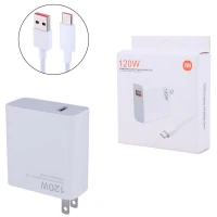 شارژر دیواری 120 وات شیائومی MDY-11-EX High Copy 6A + کابل تایپ سی