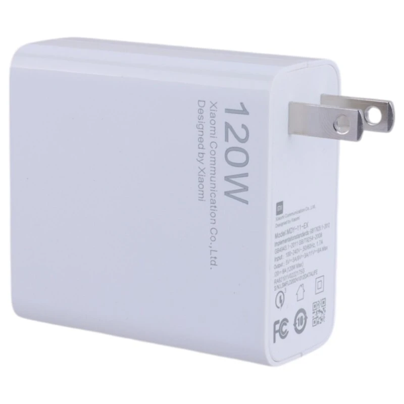 شارژر دیواری 120 وات شیائومی MDY-11-EX 6A High Copy + کابل تایپ سی