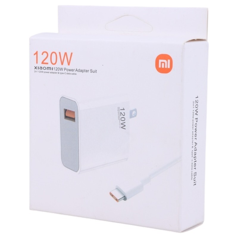 شارژر دیواری 120 وات شیائومی MDY-11-EX High Copy 6A + کابل تایپ سی