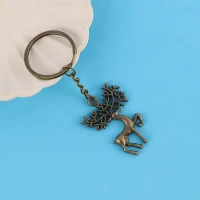 جاکلیدی برنزی طرح گوزن