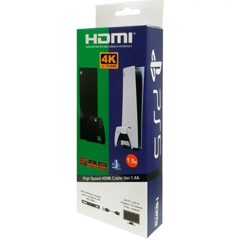 کابل HDMI 4K طول 1.5 متر کنسول بازی PS5 و XBOX کد 2