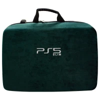 کیف کنسول بازی PS5 Slim مخملی سبز