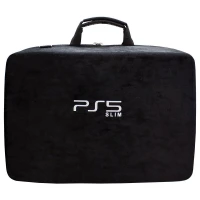 کیف کنسول بازی PS5 Slim مخملی مشکی