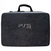 کیف کنسول بازی PS5 Slim مخملی خاکستری