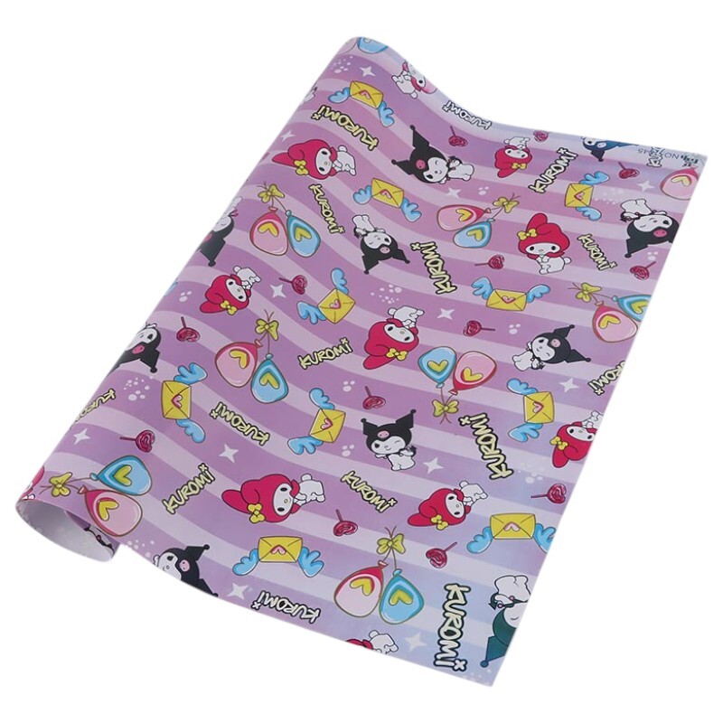 کاغذ کادو طرح دار لبوبو و کرومی بسته 50 عددی