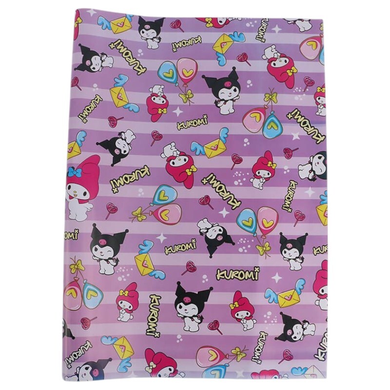 کاغذ کادو طرح دار لبوبو و کرومی بسته 50 عددی