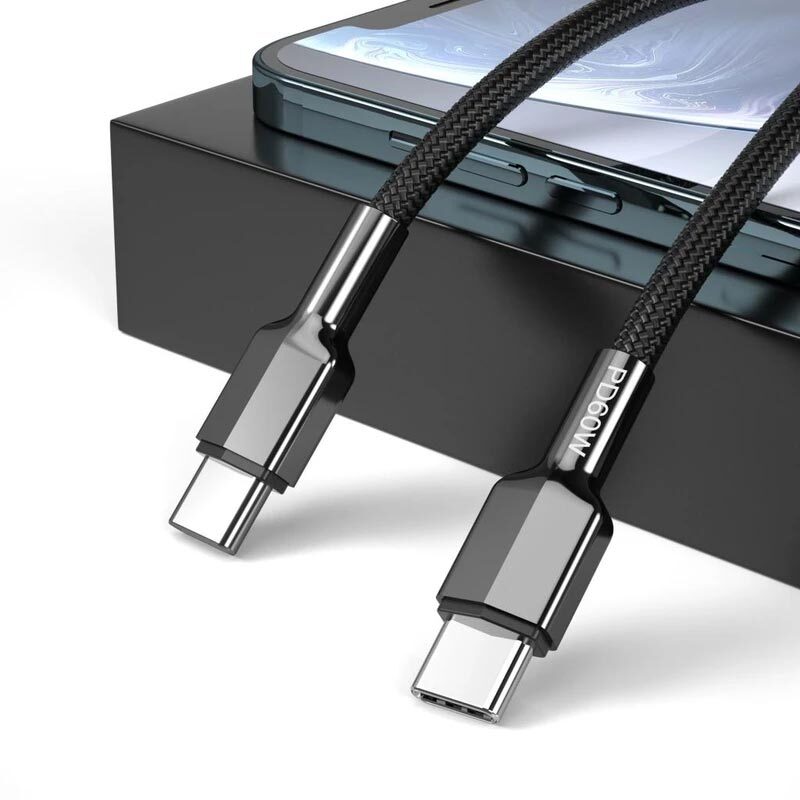 کابل دو سر تایپ سی فست شارژ 60 وات ایکس او NB183B طول 1 متر