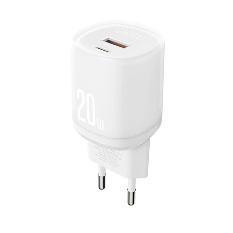 شارژر دیواری 20 وات ایکس او L144 PD 3A + کابل تبدیل تایپ سی