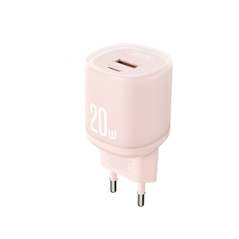 شارژر دیواری 20 وات ایکس او L144 PD 3A + کابل تبدیل تایپ سی