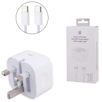شارژر دیواری اورجینال 35 وات iphone 16Pro Max ZM826-04495-A + کابل تبدیل تایپ سی