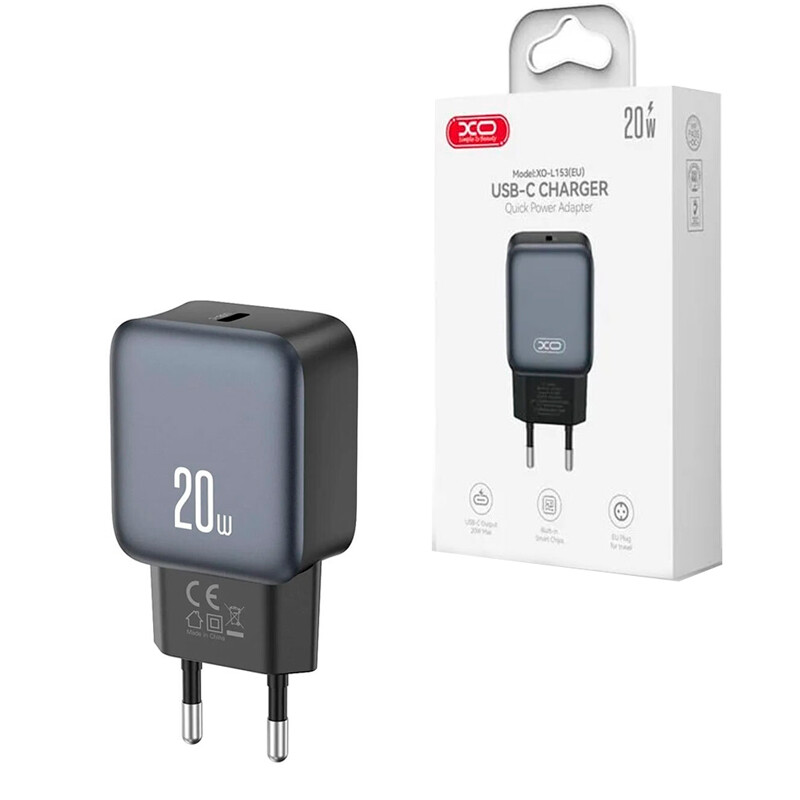 شارژر دیواری 20 وات ایکس او XO-L153 PD 3A