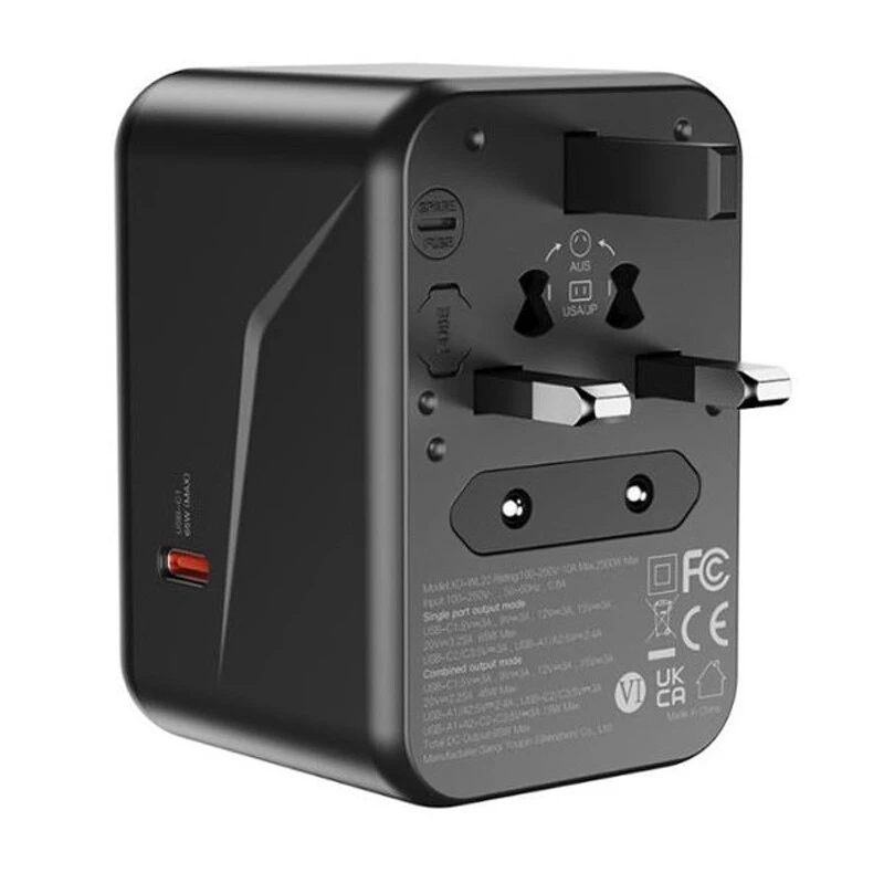 شارژر دیواری 65 وات ایکس او XO-WL22 QC3.0 PD 3.25A