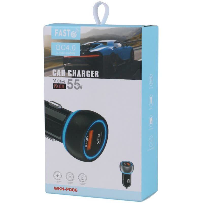 شارژر فندکی 30 وات WKN-PD06
