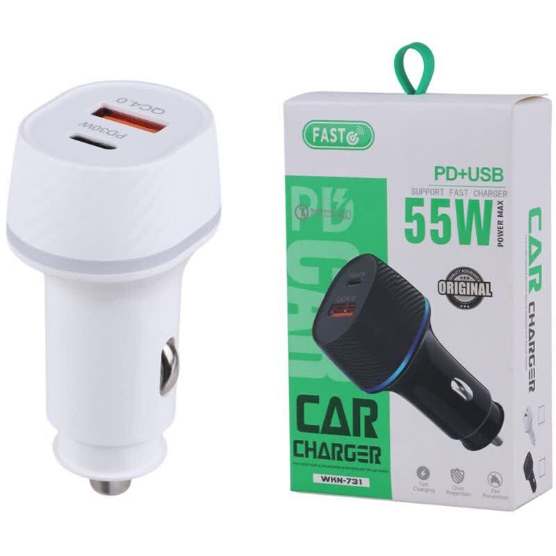 شارژر فندکی 30 وات WKN-731