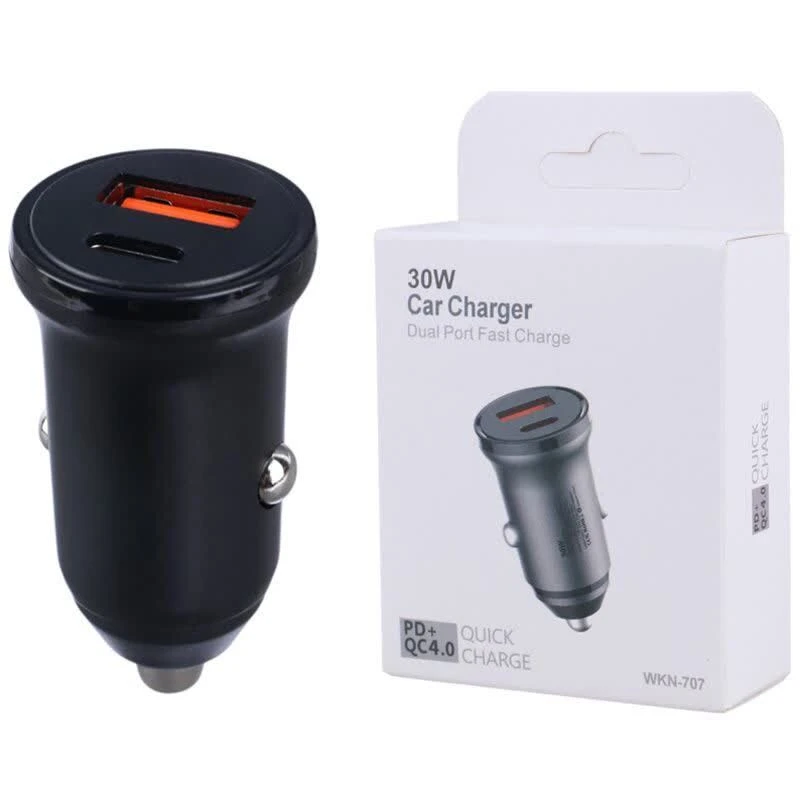 شارژر فندکی 30 وات WKN-707