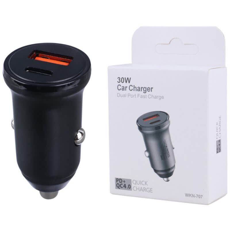 شارژر فندکی 30 وات WKN-707