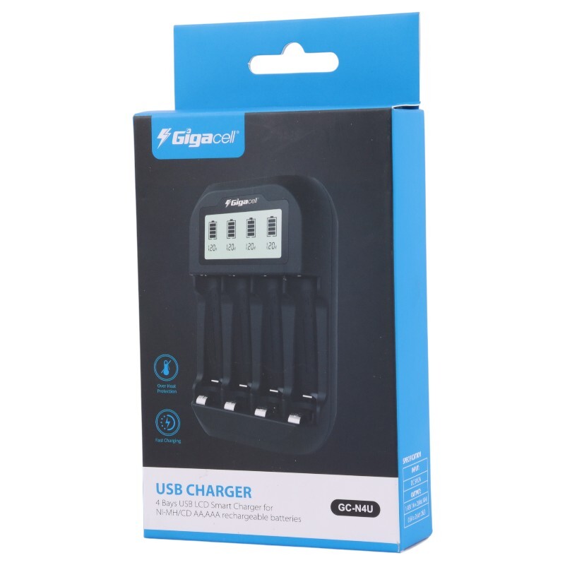 شارژر باتری Gigacell GC-N4U