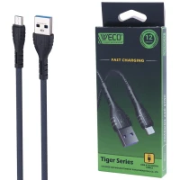 کابل میکرو یو اس بی فست شارژ وکو Tiger WE-47 طول 1 متر