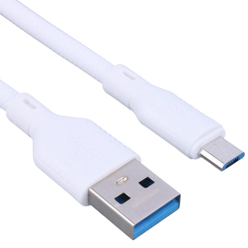 کابل میکرو یو اس بی فست شارژ وکو Weco 87 طول 1 متر