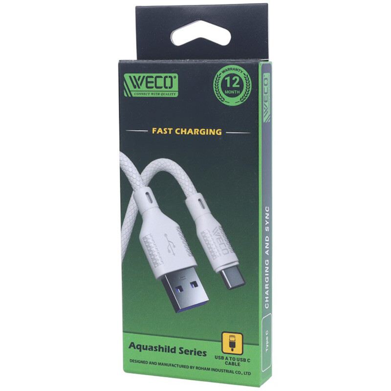 کابل تایپ سی فست شارژ وکو Weco 88 طول 1 متر