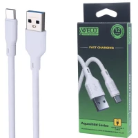 کابل تایپ سی فست شارژ وکو Weco 88 طول 1 متر
