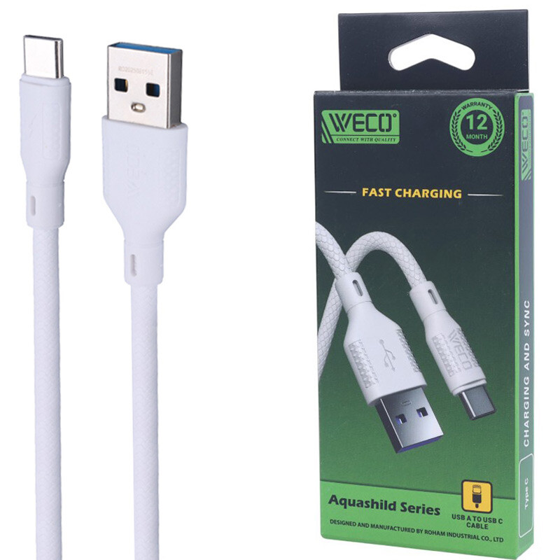 کابل تایپ سی فست شارژ وکو Weco 88 طول 1 متر