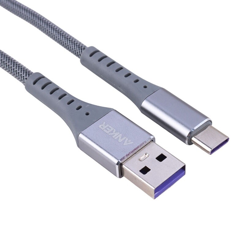 کابل تایپ سی فست شارژ 6 آمپر انکر FC-218 طول 1 متر