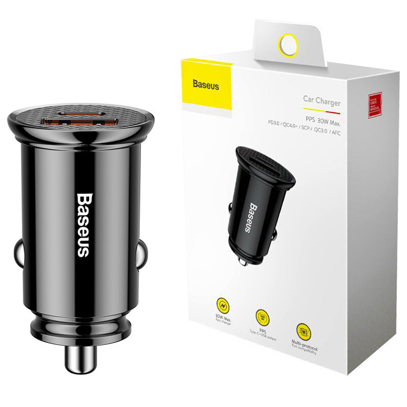 شارژر فندکی فست شارژ Baseus CCALL-YS QC4.0 5A PD 30W