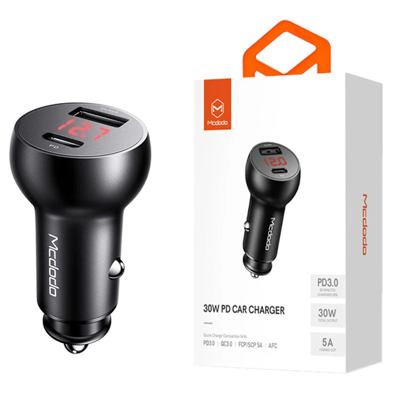 شارژر فندکی 30 وات مک دودو CC-6810
