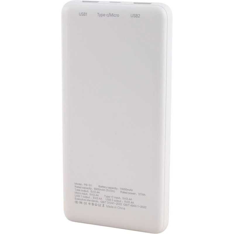 پاور بانک اوفی PB-01 12W ظرفیت 10000 میلی آمپر ساعت